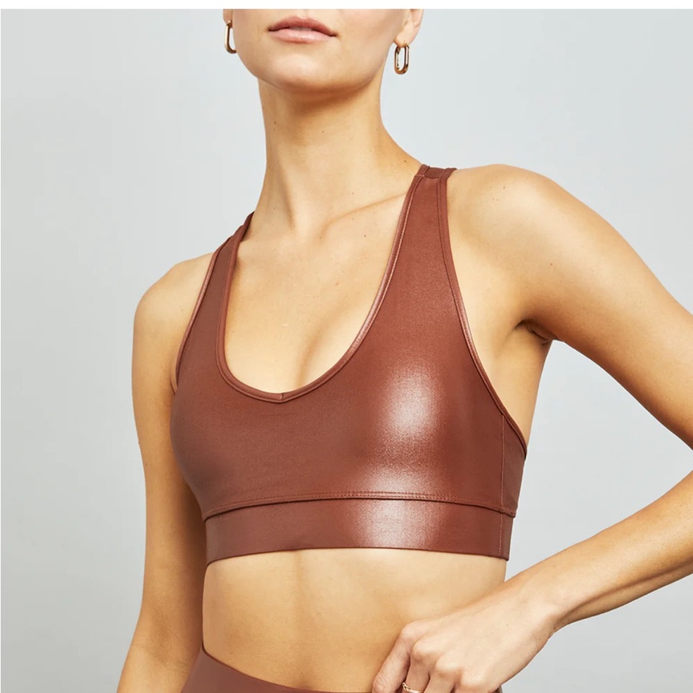 CARBON38 Action Bra 2.0 in‎ Takara Shine cappuccino brown small sports bra